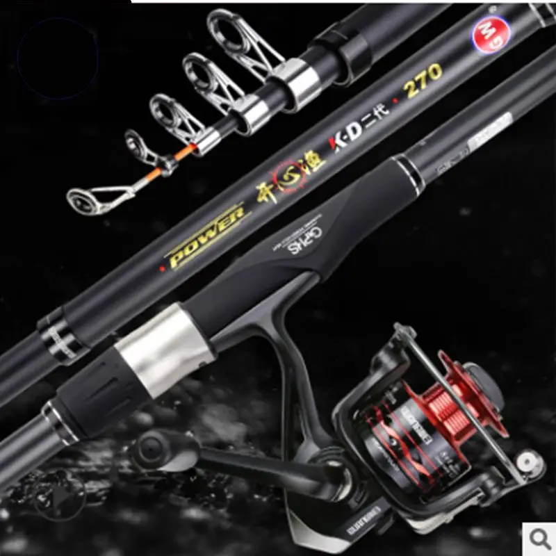 

4.2m 99% carbon fiber Portable Telescopic Fishing Rod for surf fishing tackle sea rod