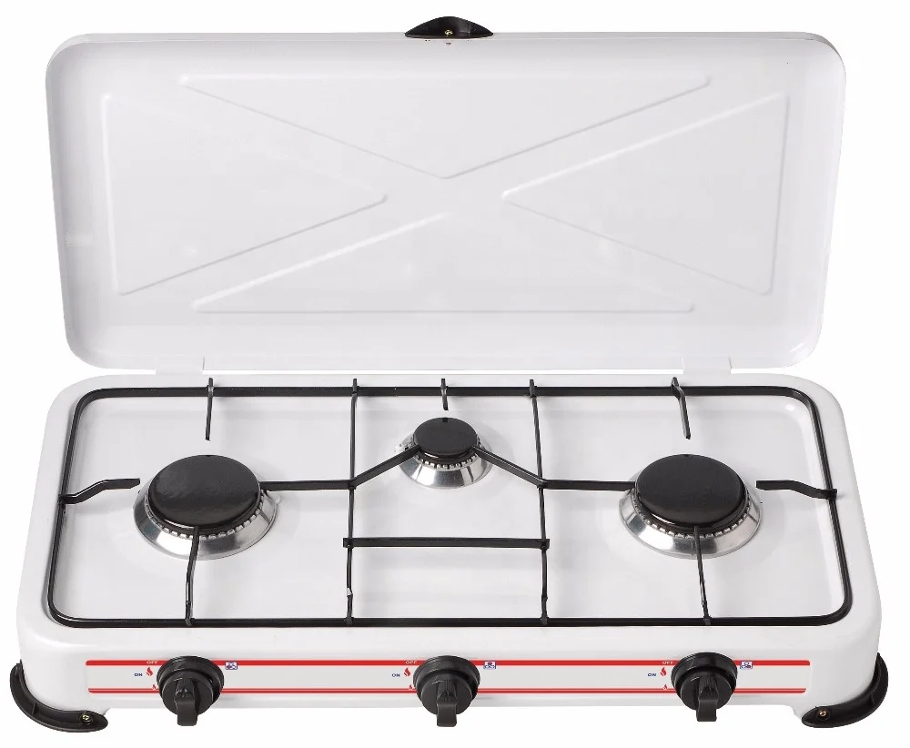 
Three Burner Portable Camping Table Gas Stove With CE 