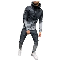 

Gym Wear Mens Joggers Suit 3D Printing Hoodie And Track Pants Tracksuits For Men