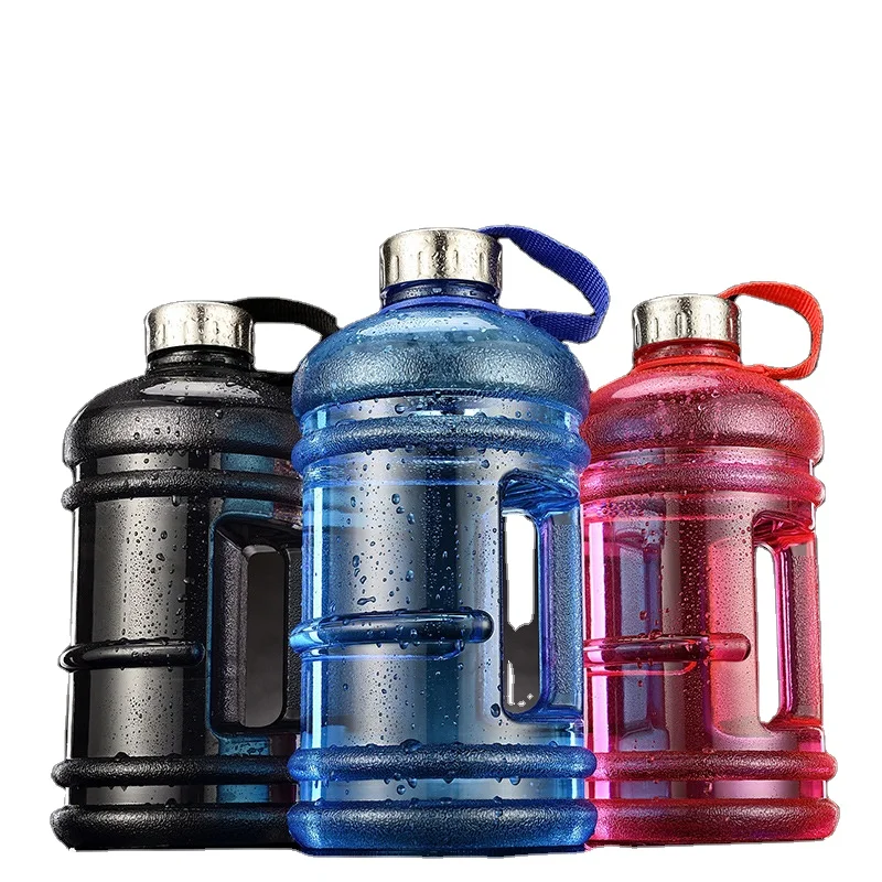 

2.2L large capacity plastic sports water bottle portable outdoor fitness leak proof gallon water bottle, Customized color