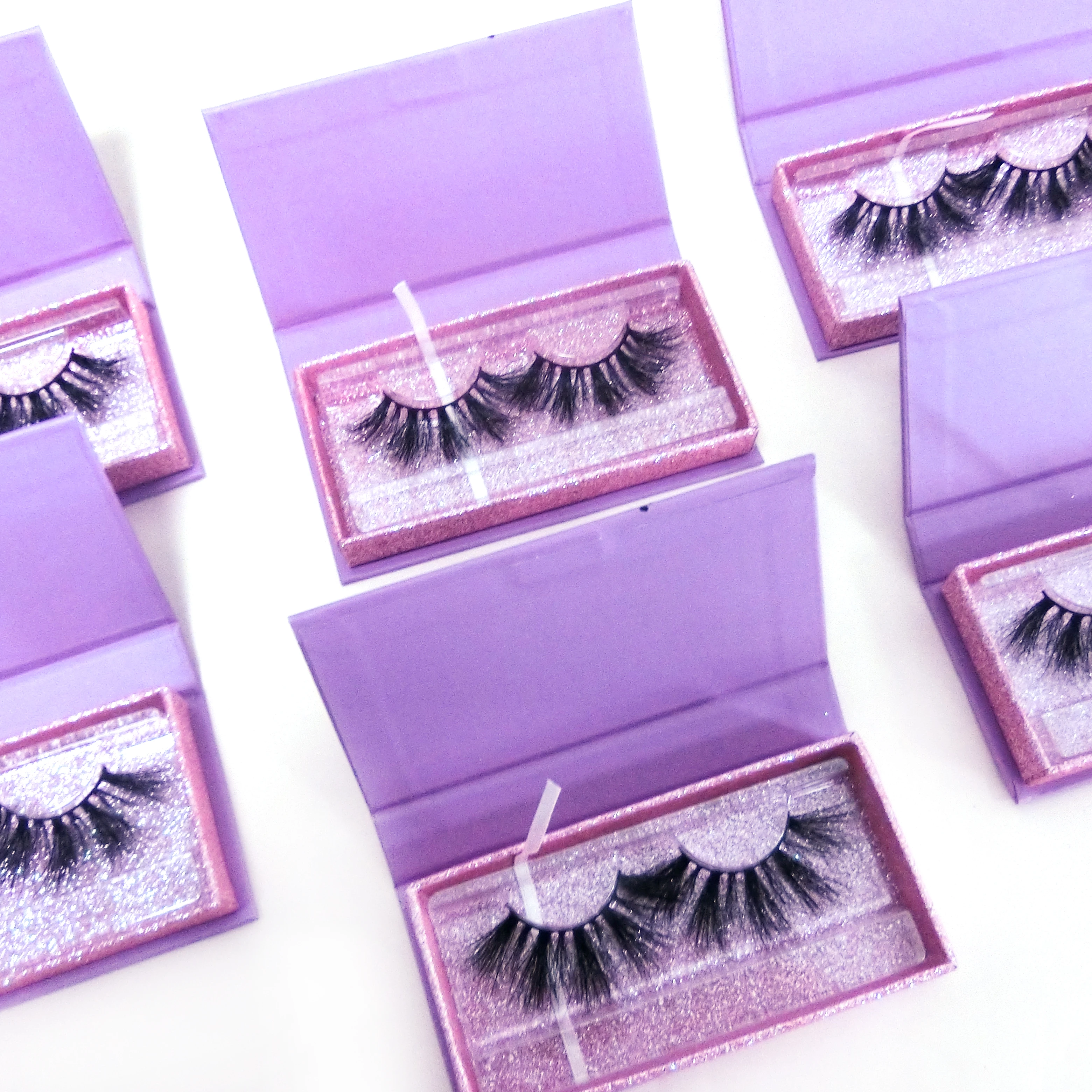 

Best Seller Siberian Mink Wholesale Lashes Strip D Curl South Africa Package Venders 25mm Minks Eyelashes