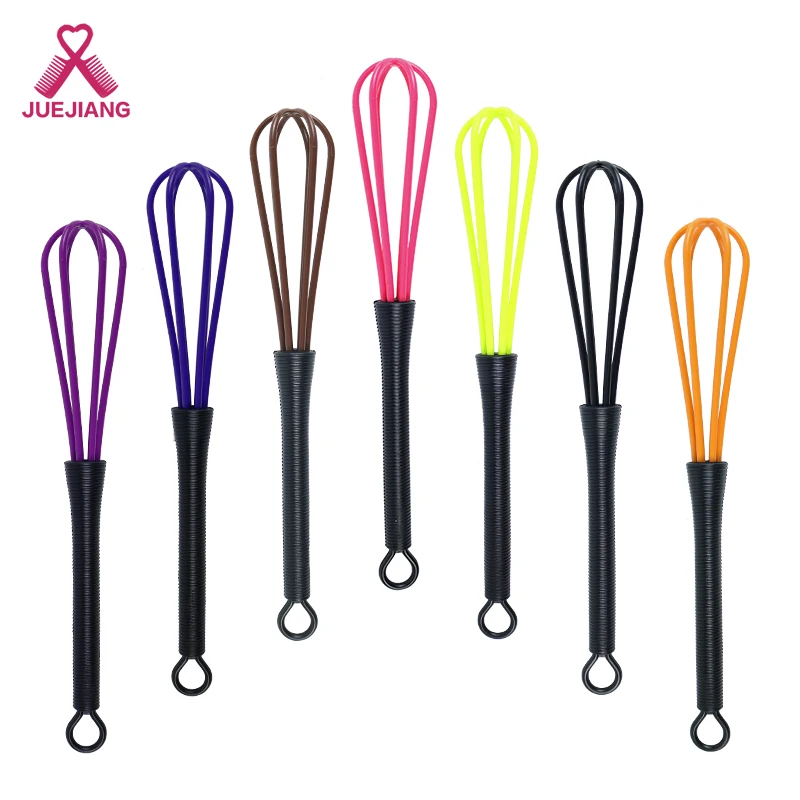 

Super Salon Colorful Hairdressing Dye Cream Whisk Plastic Hair Color Mix Sticks Paint Barber Stirrer Hair Styling Tool, Customized color