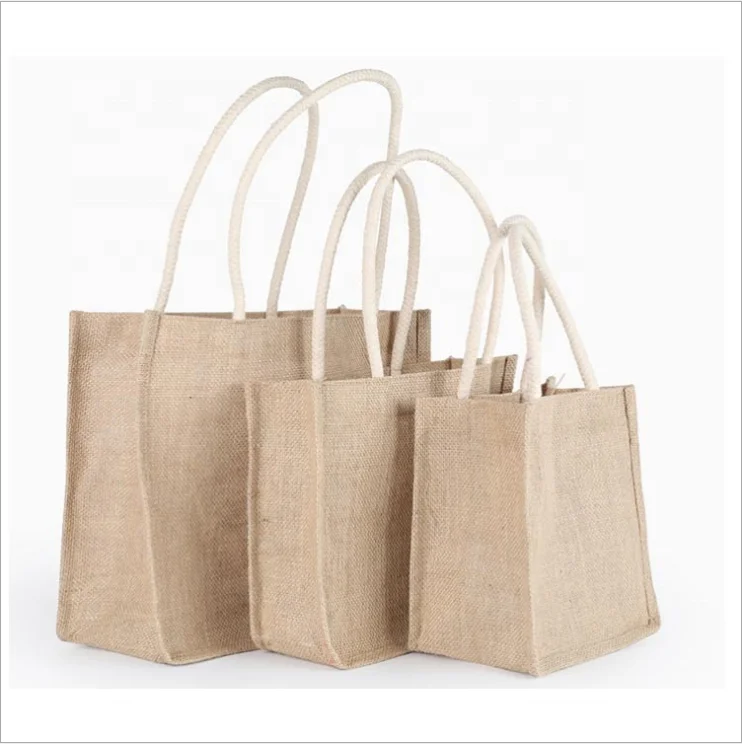 

Custom Print Simple Linen Canvas Tote Eco Hand Shopping Bag, As picture or customized color