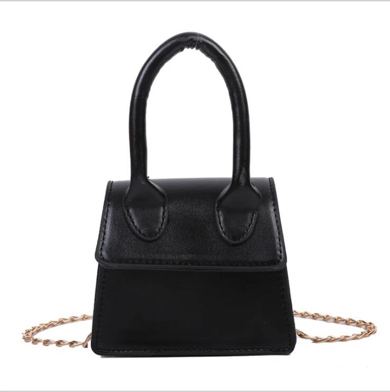 

Luxury Handbags Women Designer PU Leather Shoulder Bag Sac black Female Crossbody Bags Solid mini Flap Bag Girls Fashion Tote, Customized color