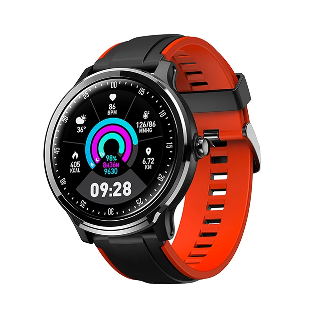 

1.3inch Full Touch Screen KarenM SN80 Smart Watch IP68 Waterproof Weather Forecast Men Sports Smartwatch Dafit Health Tracker