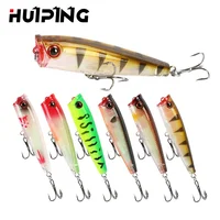 

Fishing Lures Wholesale 7g 65mm Popper Lure Top Water Hard Bait Bass Wobblers Fishing Tackle P369