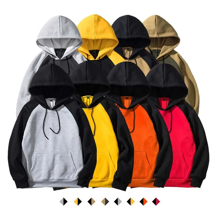 

2021 Fashion Hot sale Colored Men's Casual Sport oversized unisex Hooded Sweater Man hoodies sweatshirt hoodie jacket