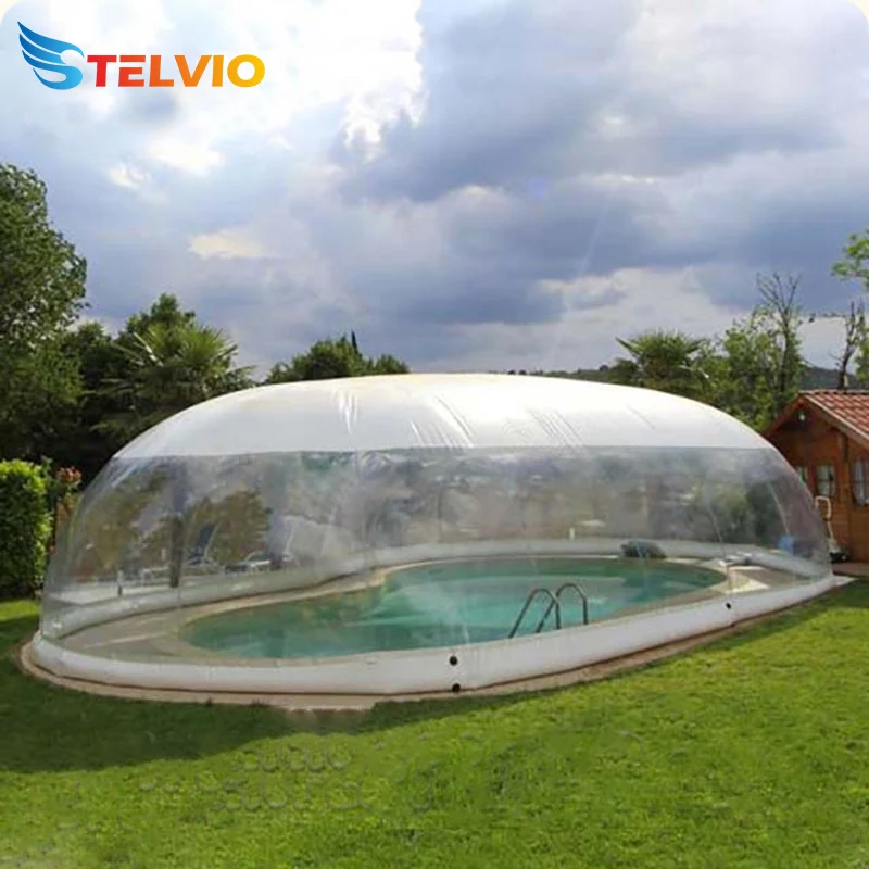 

New designed outdoor swimming pool cover, Transparent