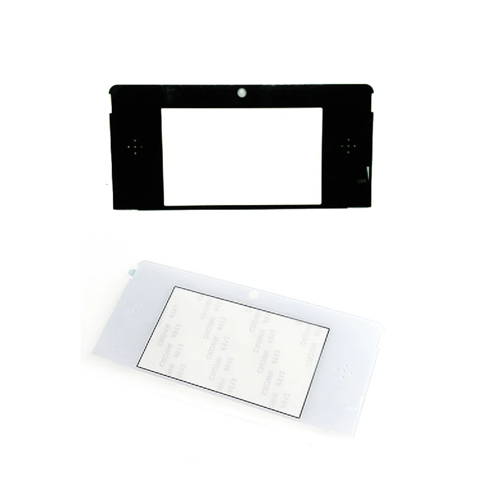 NSLikey Plastic Glass Top Front LCD Screen Frame Lens Cover for 3DS Screen Lens