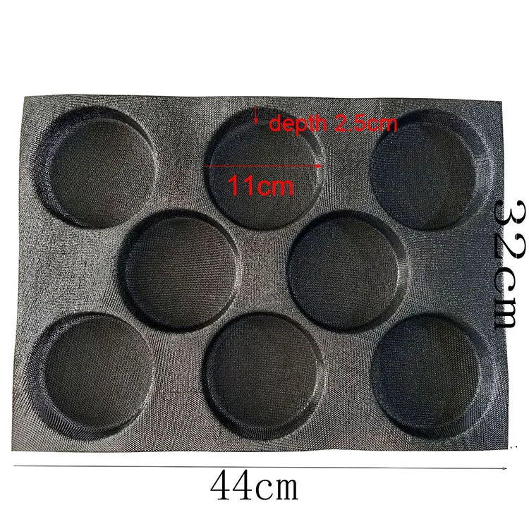 

Factory Direct New Breathable Hollow Cake Mold,8 Hole Bread Baking Mold, Custom color
