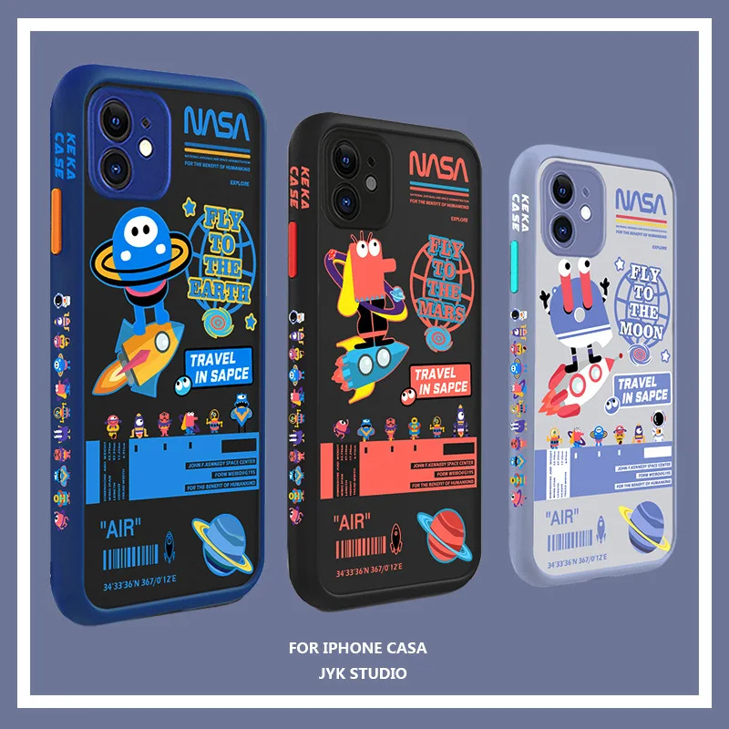 

2021 Trends for Iphone Covers Aerospace Monster 12mini 11 Pro Max Mini XR X XS SE 7 8 Plus Case Anti-fall Dropshipping