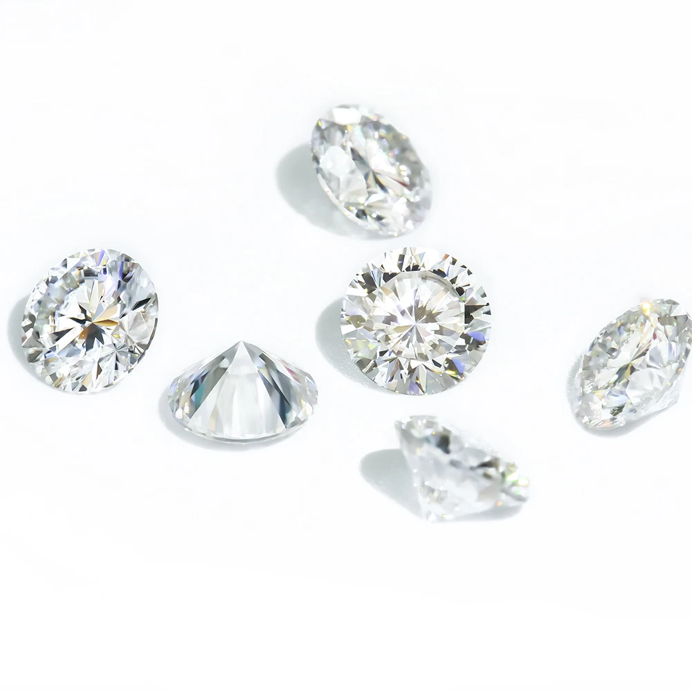

manufacturer bulk 0.1-10ct 1carat perfect cutting gra fl vvs1 d color round rose cut lab loose gemstone diamond moissanite