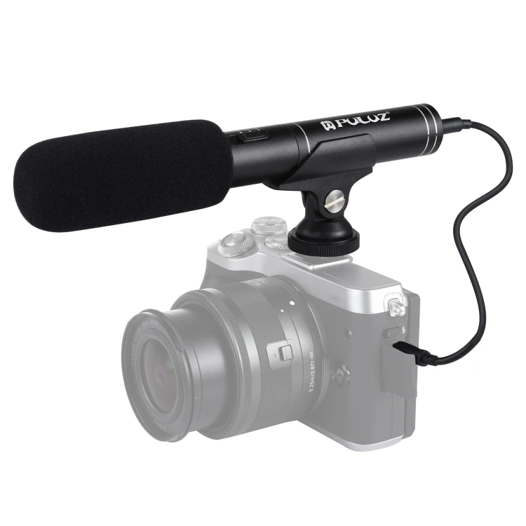 

Berserk PULUZ Professional video interview Condenser Video shotgun microphone condenser microphone 3.5mm microphone