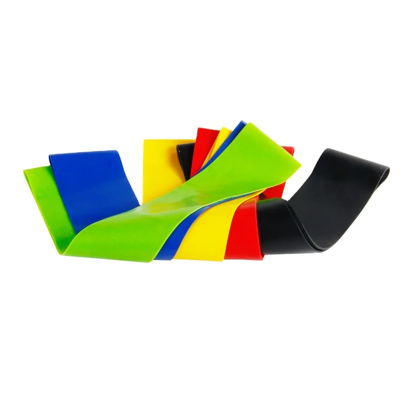 Custom Logo 5-Level Resistance TPE Loop Band High Elasticity Customized Color Fitness Exercise Yongsheng Brand