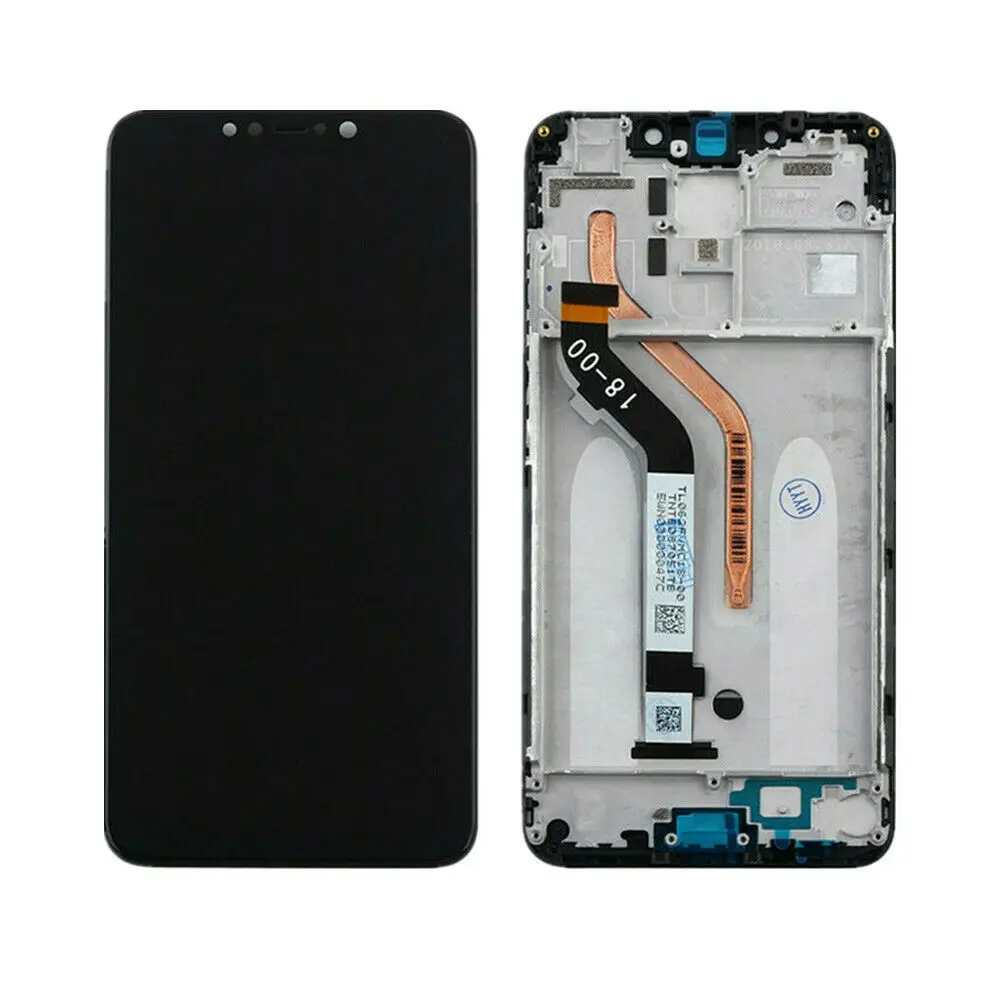 

Replacement Parts OEM For Xiaomi Pocophone F1 2018 LCD Display Touch Screen Glass Digitizer Frame Full Assembly, Black