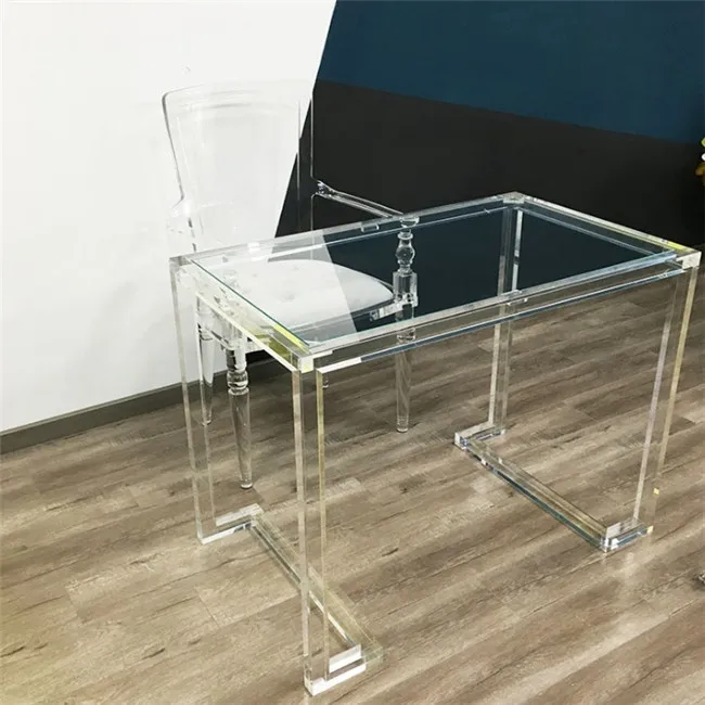 
Clear acrylic PMMA plastic dining table back-rest arm chair chair seat sedia home house multi furniture 