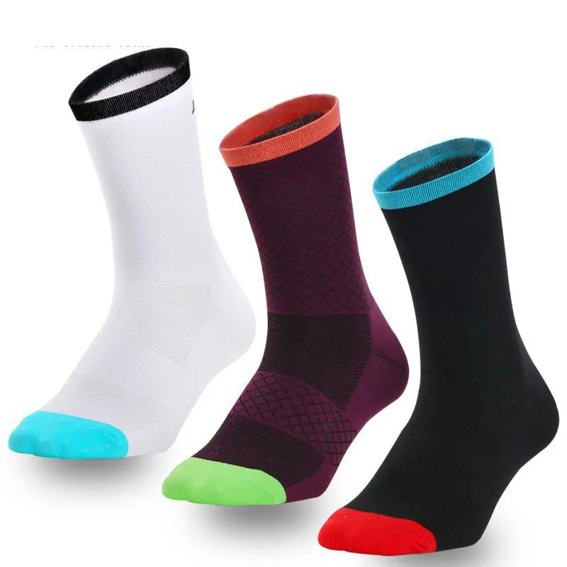 

New Design Custom Made Logo Solid Colorful Compression Athletic Soft Socks