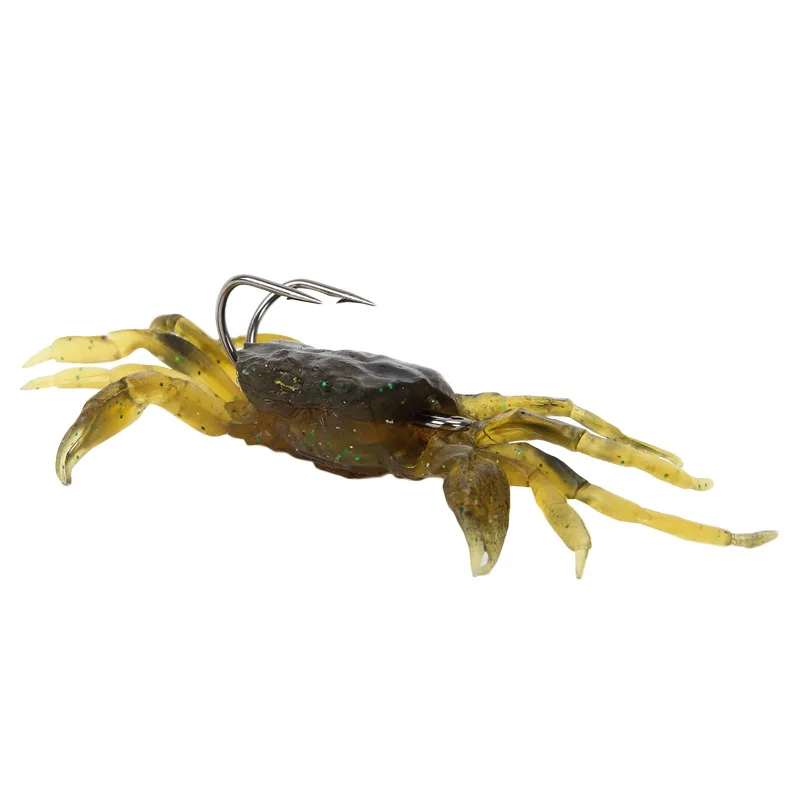 

7cm/35g Hot selling plastic bait top water seawater jigging crab shape soft lure