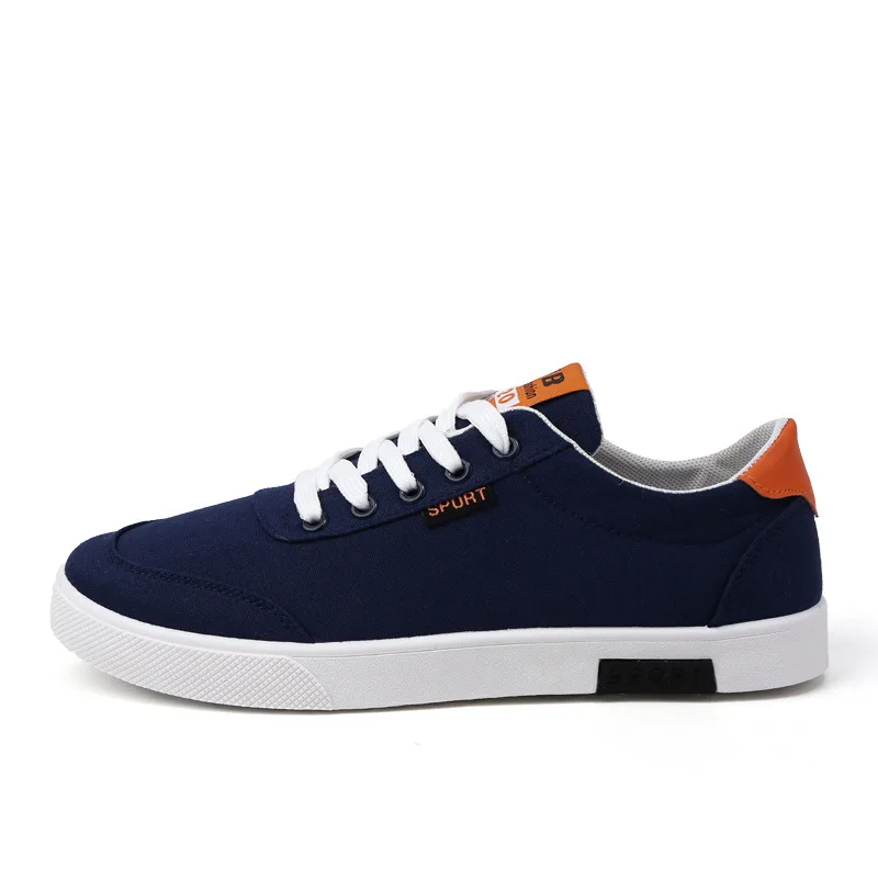 

Wholesale students canvas small white trend breathable mens shoes, 3 colors