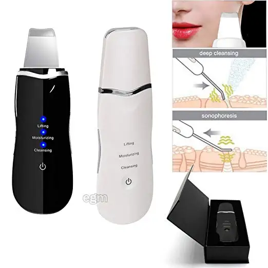 

Exfoliating Skin Rejuvenation Device Exfoliating Blackhead beauty product ultrasonic ion skin scrubber 2021 new