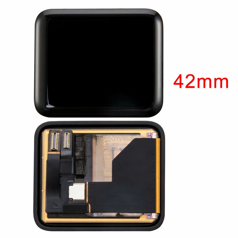 

For Apple Watch iWatch Series 1  LCD Display Touch Screen Digitizer Assembly Replacement Glass Lens Panel, Black