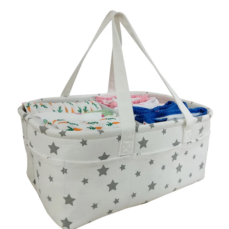 

2020 new wholesale foldable fabric canvas collapsible laundry basket storage baskets, Gray/pink