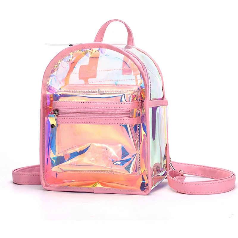

Min Girl Logo PEVA Kids Plastic Mini Wholesale Heavy Duty Bag PVC Clear Backpack