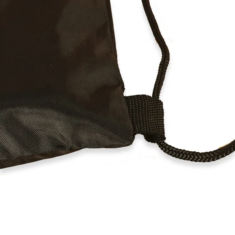 
Promotional 210D polyester custom logo sublimation drawstring shopping bags 