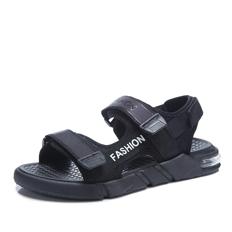 

summer Korean couples wear trendy wild beach shoes students flat non-slip wild ins tide men's sandals