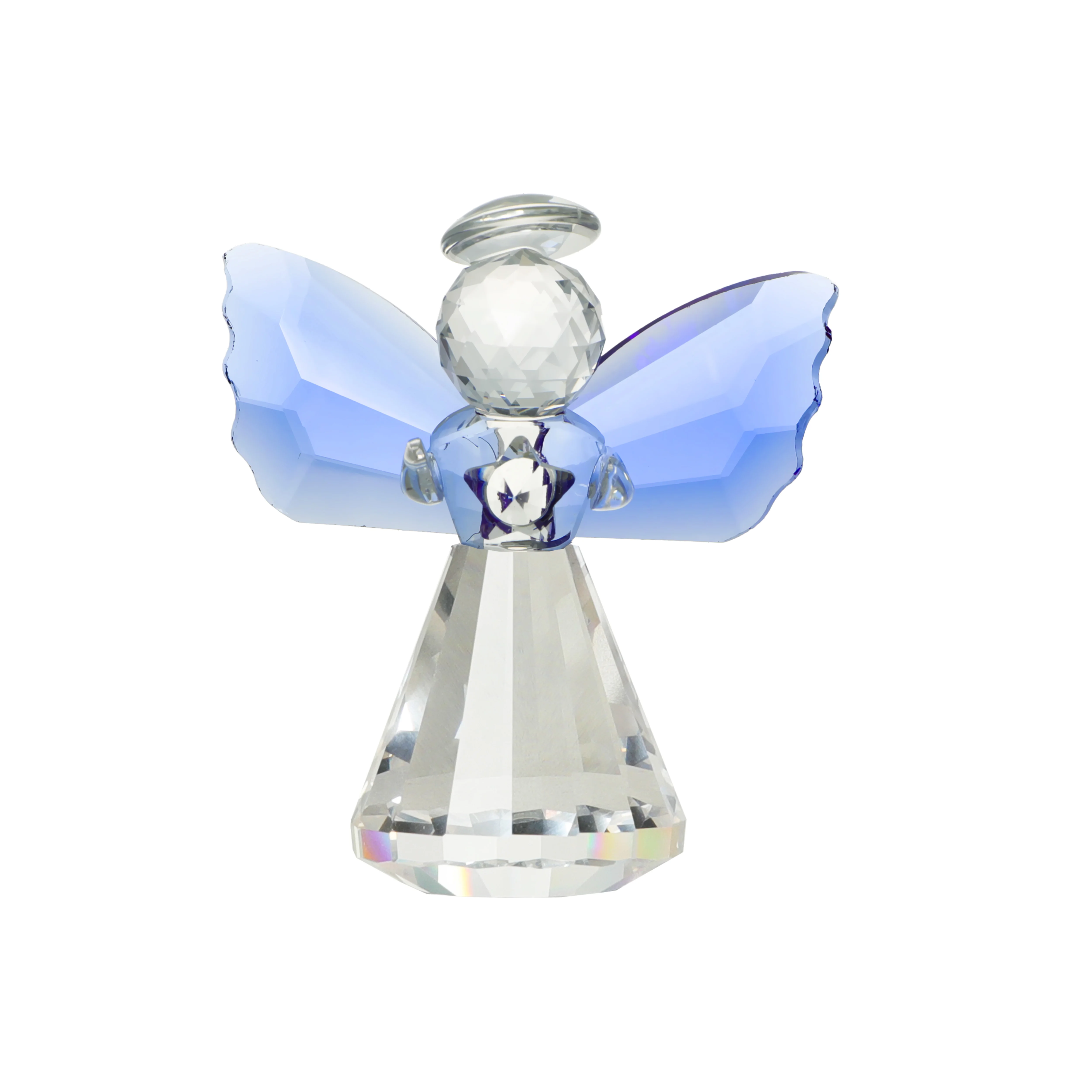 

Crystal Angel Figurine Paperweight Decor Glass Ornaments Art Home Table Decoration Collectible Gifts