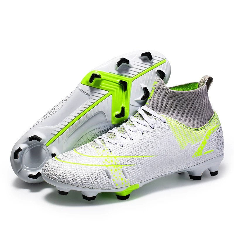

2022 Online Sale Men Kids Football Boots Leather Cleats Training Soccer Shoes