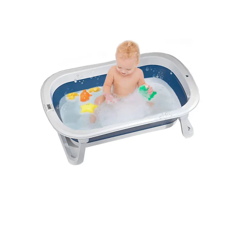 

High quality Freestanding Baby Bath Tub, Babies Bathing Products Folded Baby Bath Body/