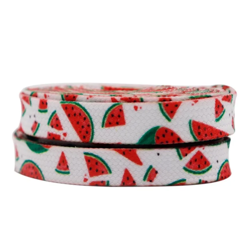 

strawberry and watermelon printed in the shoelaces, Customized