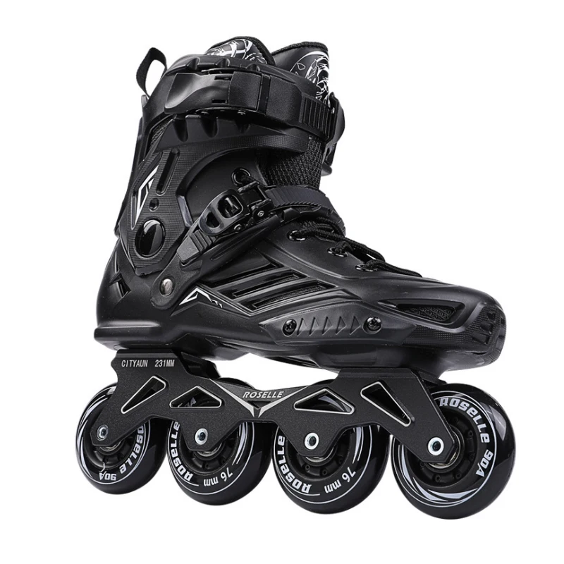 

Adult roller OT2401 skates adult inline skates for men and women Skate Shoes, Black,white,black/purple