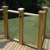 Prima toughened New design one casting stainless steel standoff glass railing