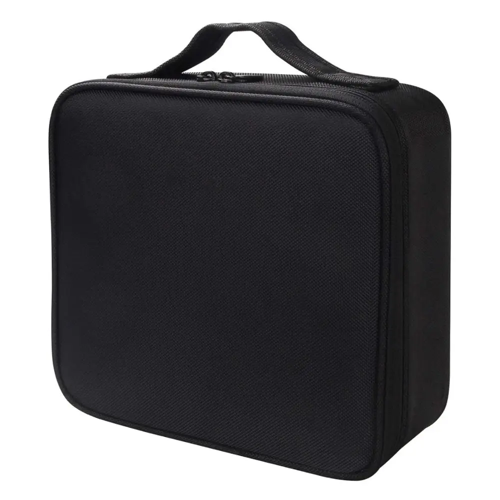 

Custom logo personalized cosmetic eyelash makeup artist bag travel professional black cosmetic bags, Customized