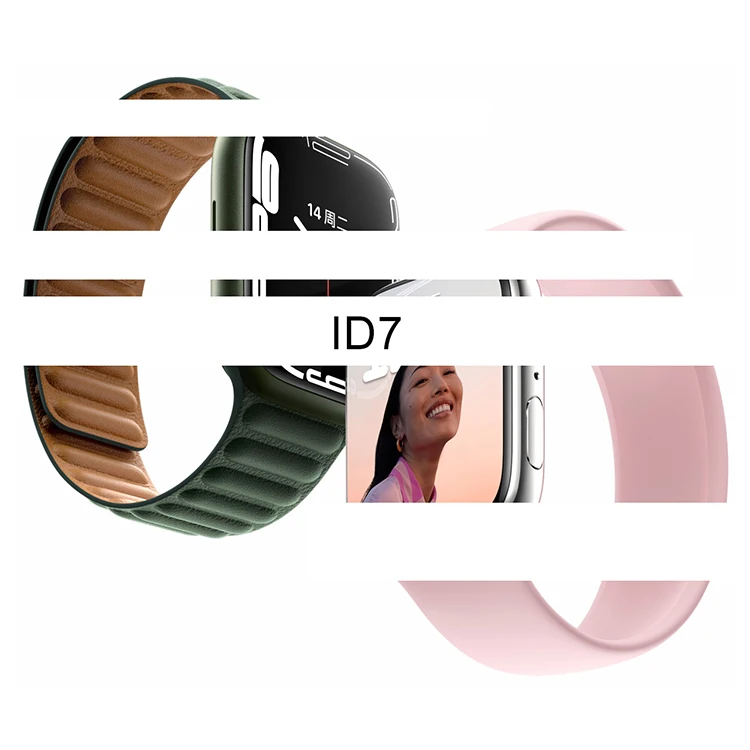 

Fashion Smart Watch For Men Women Fitness Bracelet With Heart Rate and Sleep Monitoring With IP67 Waterproof iD7 Smart Watch