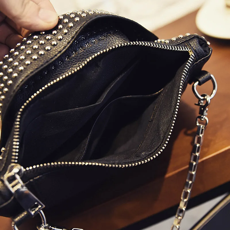 Aliexpress Hot Sale Fashion New Jacket Shaped Punk Rivet Pu Leather