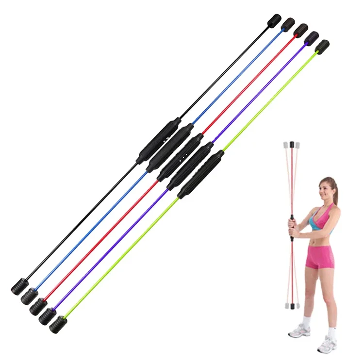 

Amazon Hot Sale Multifunctional Sports Tremor Fitness Bar Core Muscle Training Felix Stick Vibrating Bar 2021