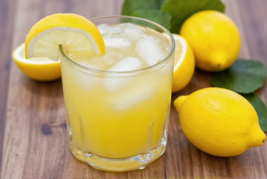 Fresh ginger slices and lemon wedges in clear glass pitcher with water