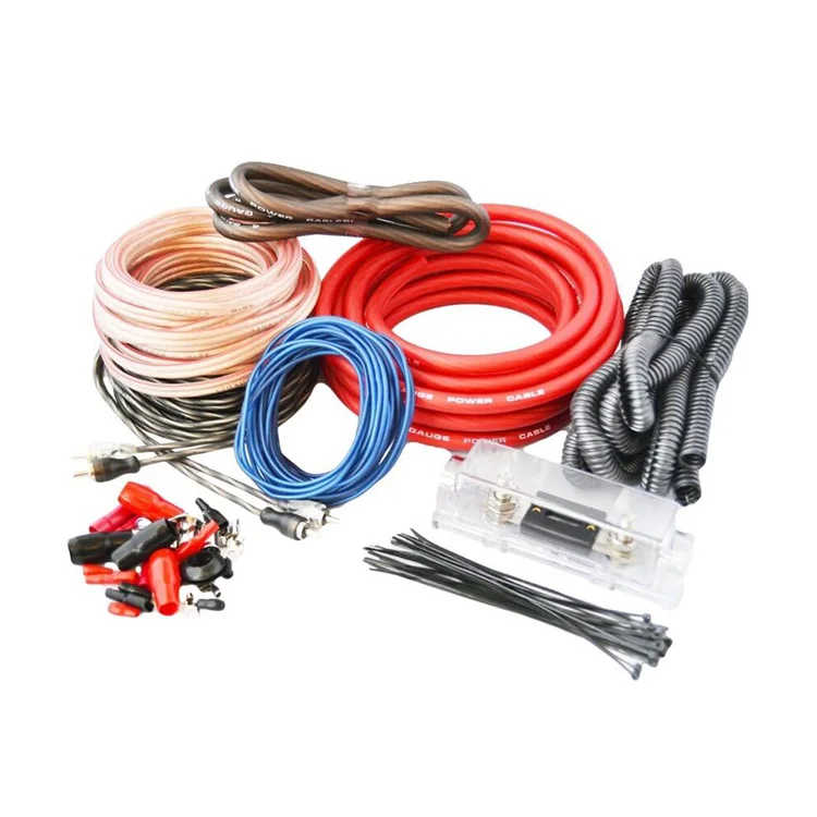 4 Gauge Cable Car Audio Kit Amp Amplifier Install Sub Wiring Subwoofer