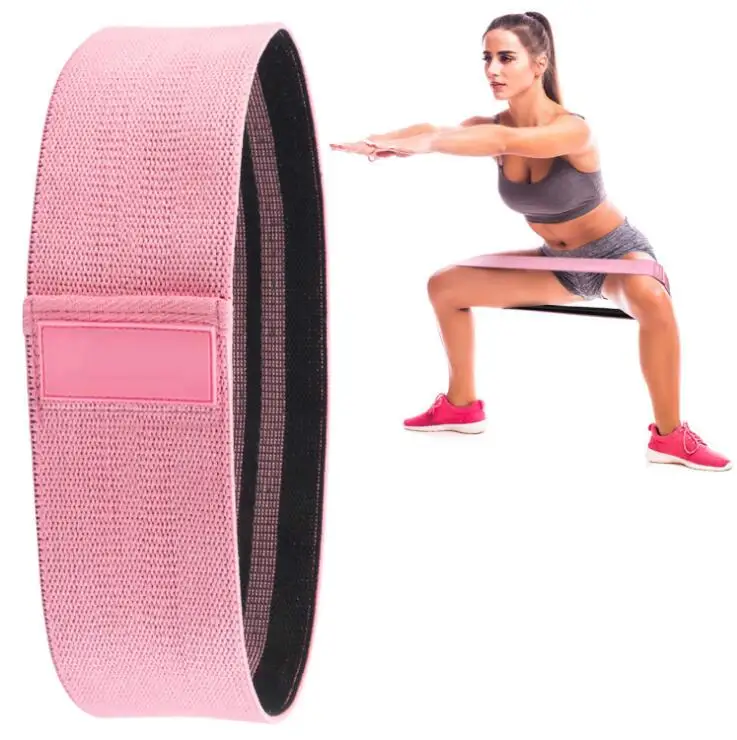 

Huanwei Hip Band Yoga Resistance Bands Wide Fitness Exercise Legs Band Loop For Circle Squats Training Anti Slip Rolling