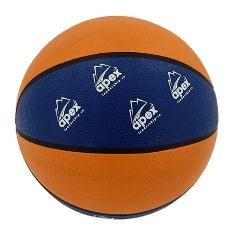 

2021 new design Eco-friendly size 7 rubber deflated basketball with customized logo, Customize color