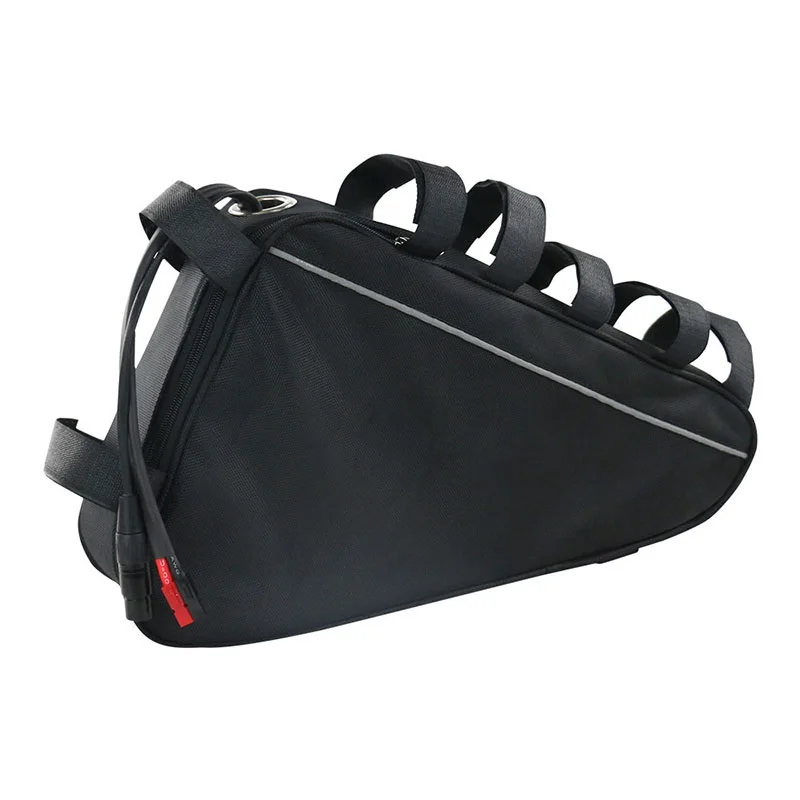 

Triangle bag 48 volt Electric Bike battery 48V 15Ah Lithium ion battery for 8fun BBSHD 48V 1000W motor, Black