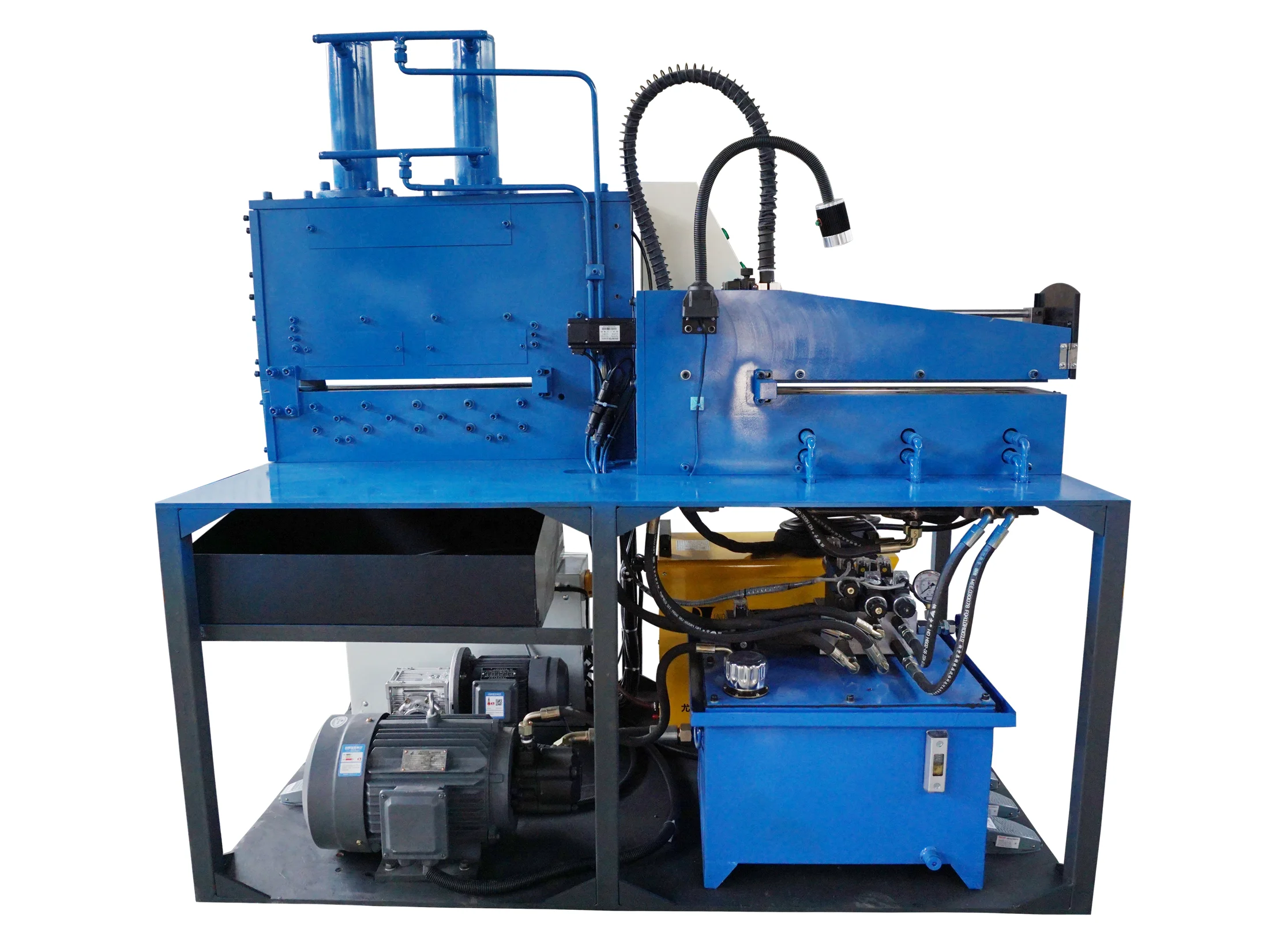
Fully automatic horizontal shearing and welding Machine 