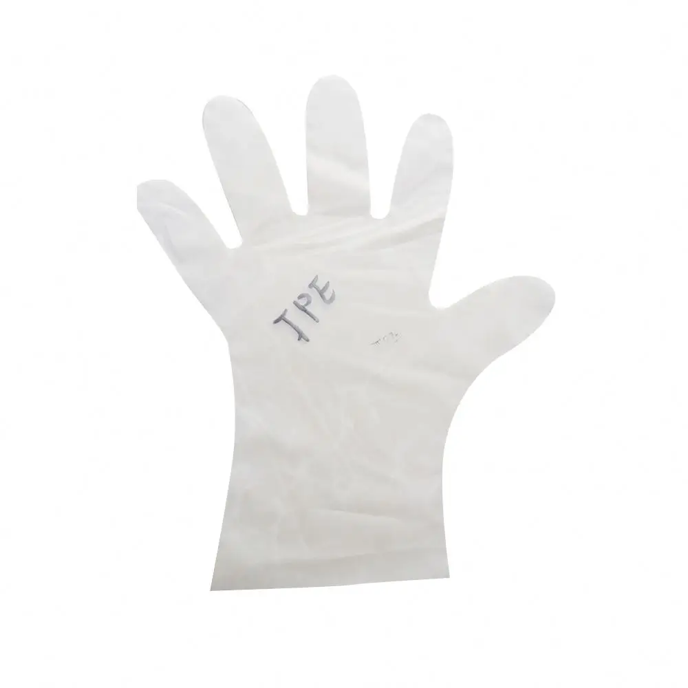 

Rizhao HUAHANG Wholesale Cheap Disposable Gloves Pe Gloves Food Plastic TPE Gloves, Custom-made