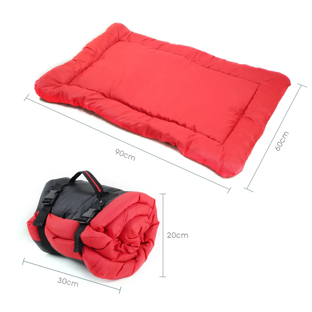 

Portable Pet Mat Travel Pet Mats Dog Bed Waterproof Washable Dog Mat large Dog Cat Bed with Portable Storage Carry, Picture