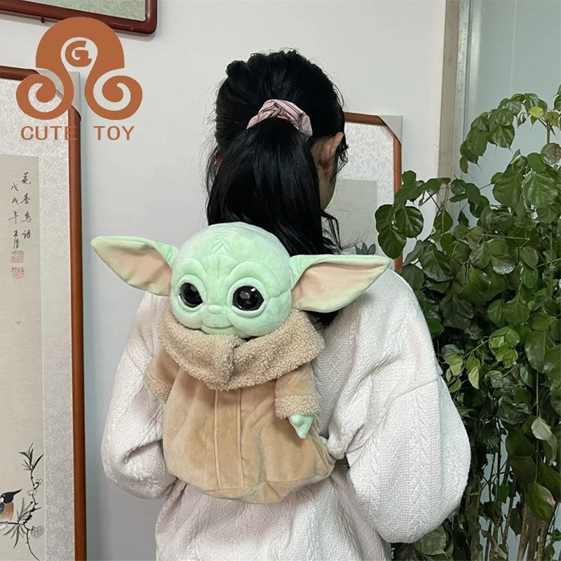 

Stuffed Alien Wholesale Doll Plush Baby Custom Kids Yoda Plush Bags Backpack