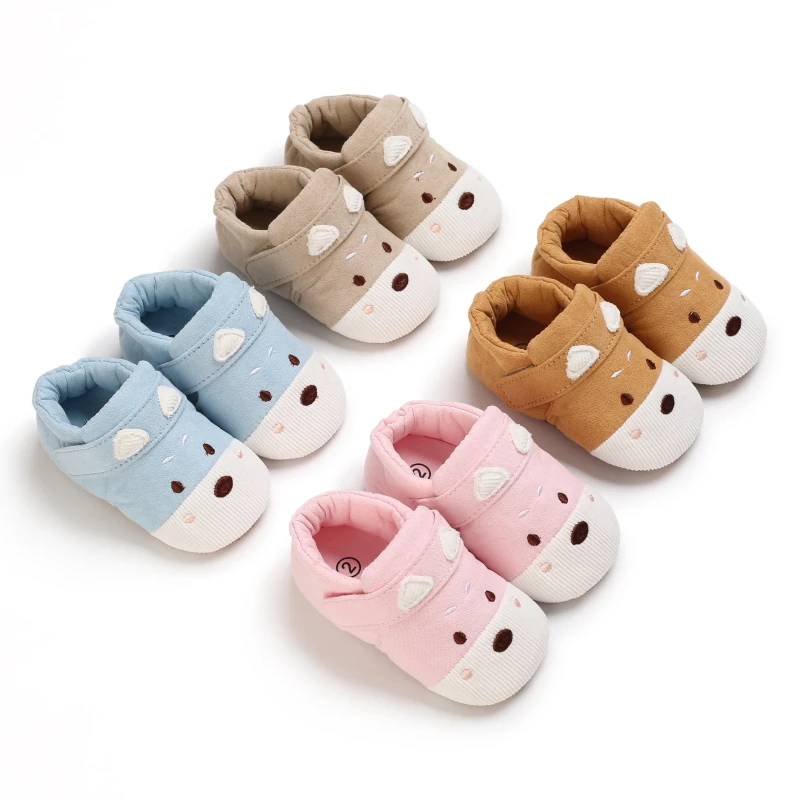 

0-1 year male and female baby soft-soled floor shoes cartoon puppy toddler shoes