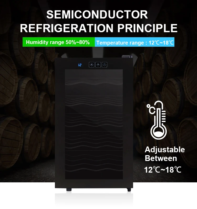 Honeyson Wine Cooler Fridge Refrigerator Bottle 18bottles 48l Buy Wine Refrigerator,Wine